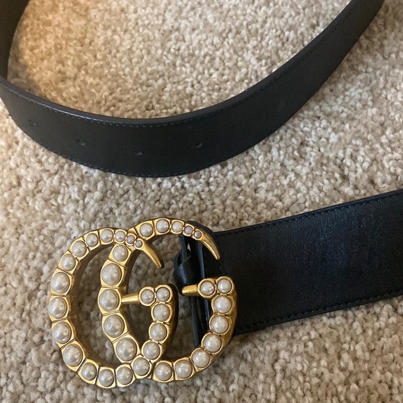 Gucci Accessories Gucci Pearl Belt Poshmark